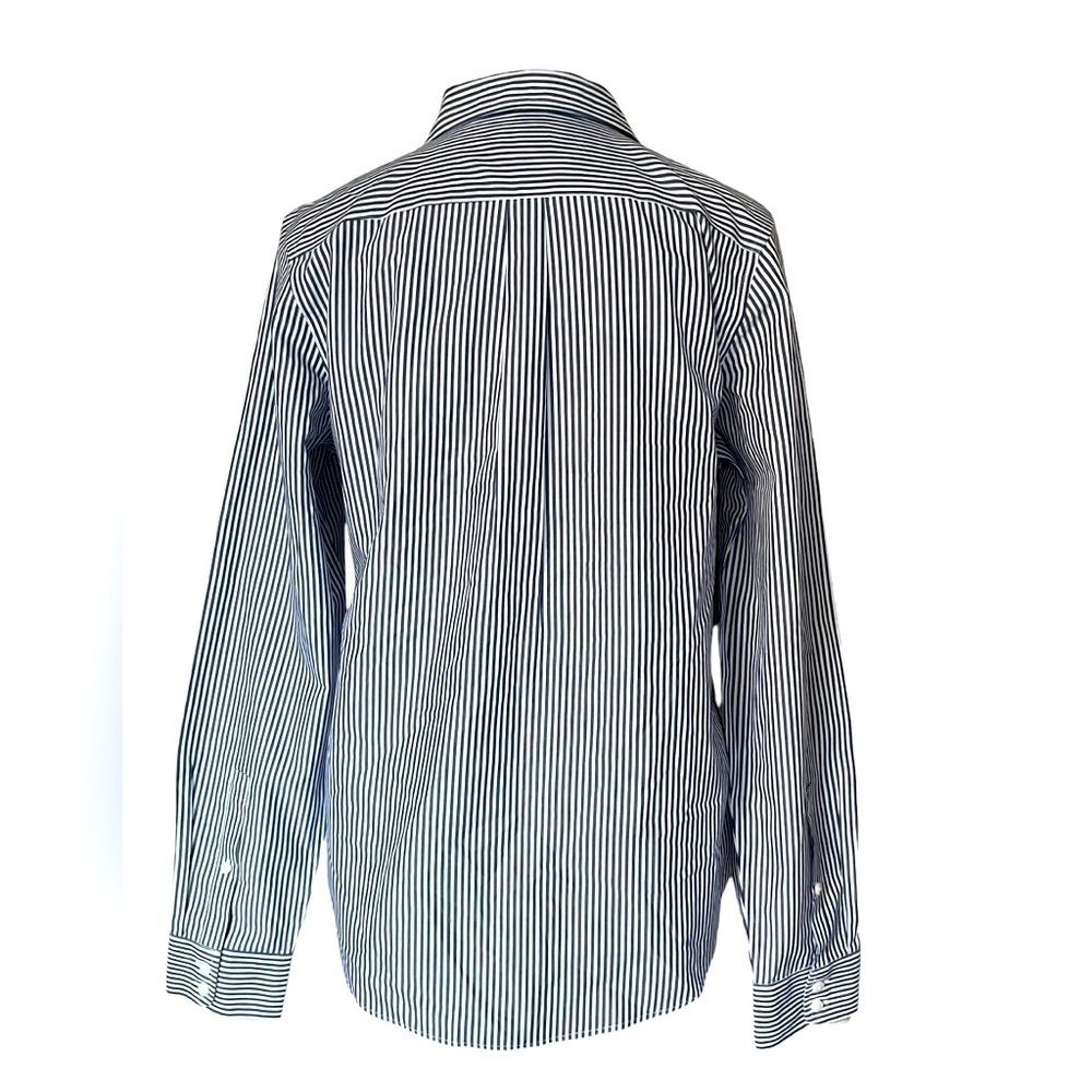 UNTUCKit Blue & White Striped Button Down Shirt 100% Cottn size 6 - Picture 3 of 10